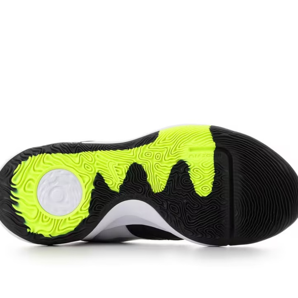 🔥🏀 NEW Nike KD Trey 5 X Basketball Shoes WHITE/BLACK/VOLT Mens 11.5 DD9538-007 - Picture 7 of 8